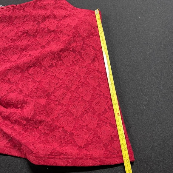 One Step Up Plus Red Lace Cami Tank Top 1X - Picture 11 of 11